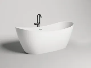 Ванна из искусственного камня Salini Noemi S-Sense 101712G 170x75см белый глянцевый